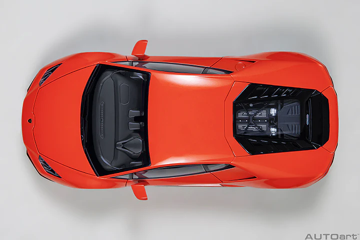 AUTOart 2018 Lamborghini Huracan EVO Arancio Xanto (Golden Orange) 1:18 - Image 7