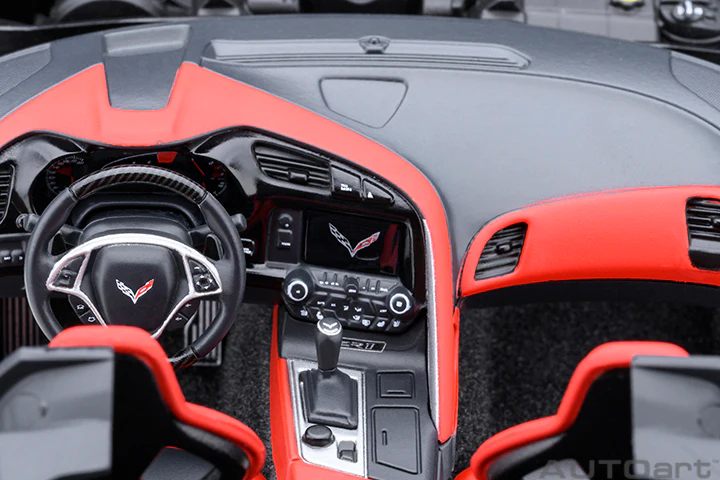AUTOart 2019 Chevy Corvette ZR1 Ceramic Matrix Grey Metallic 1:18 - Image 15