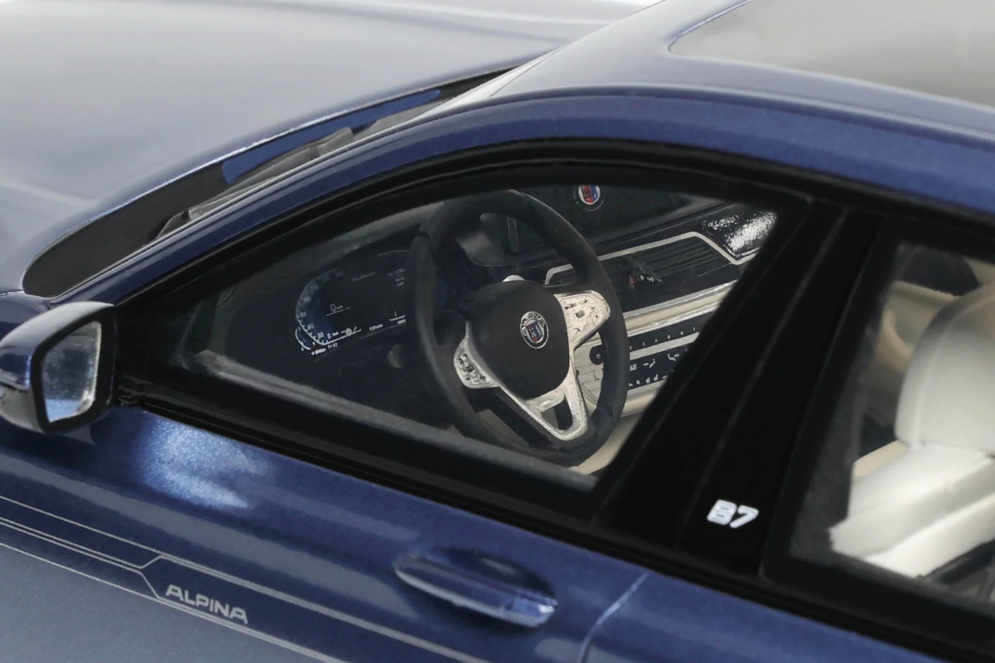 GT Spirit 2022 Alpina B7 Sedan 7 Series Blue 1:18 - Image 12