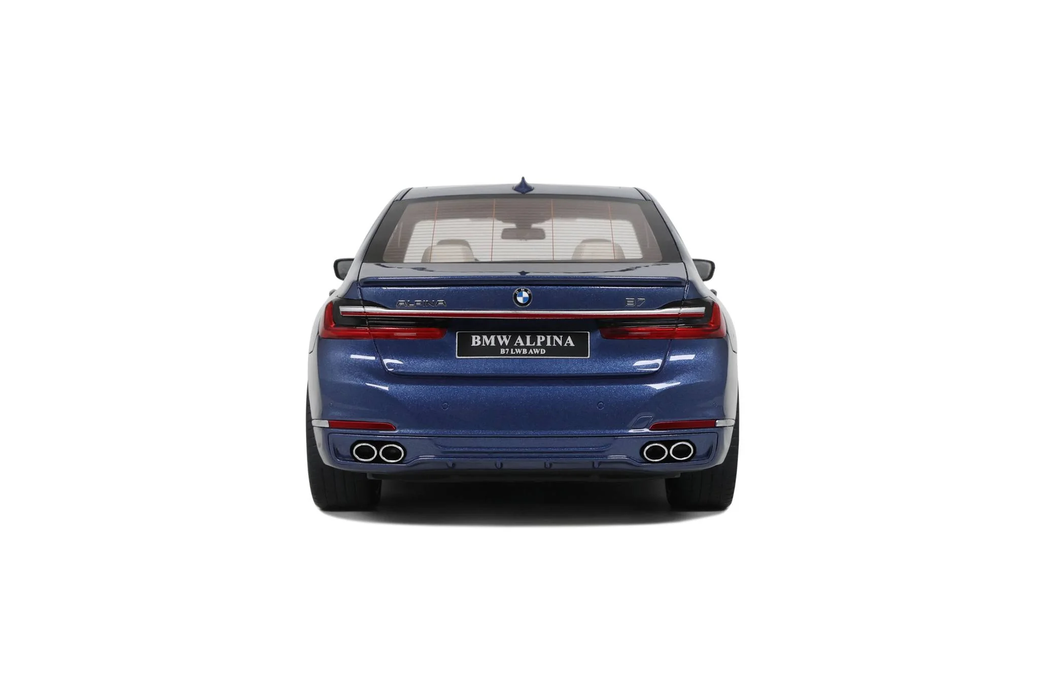 GT Spirit 2022 Alpina B7 Sedan 7 Series Blue 1:18 - Image 9