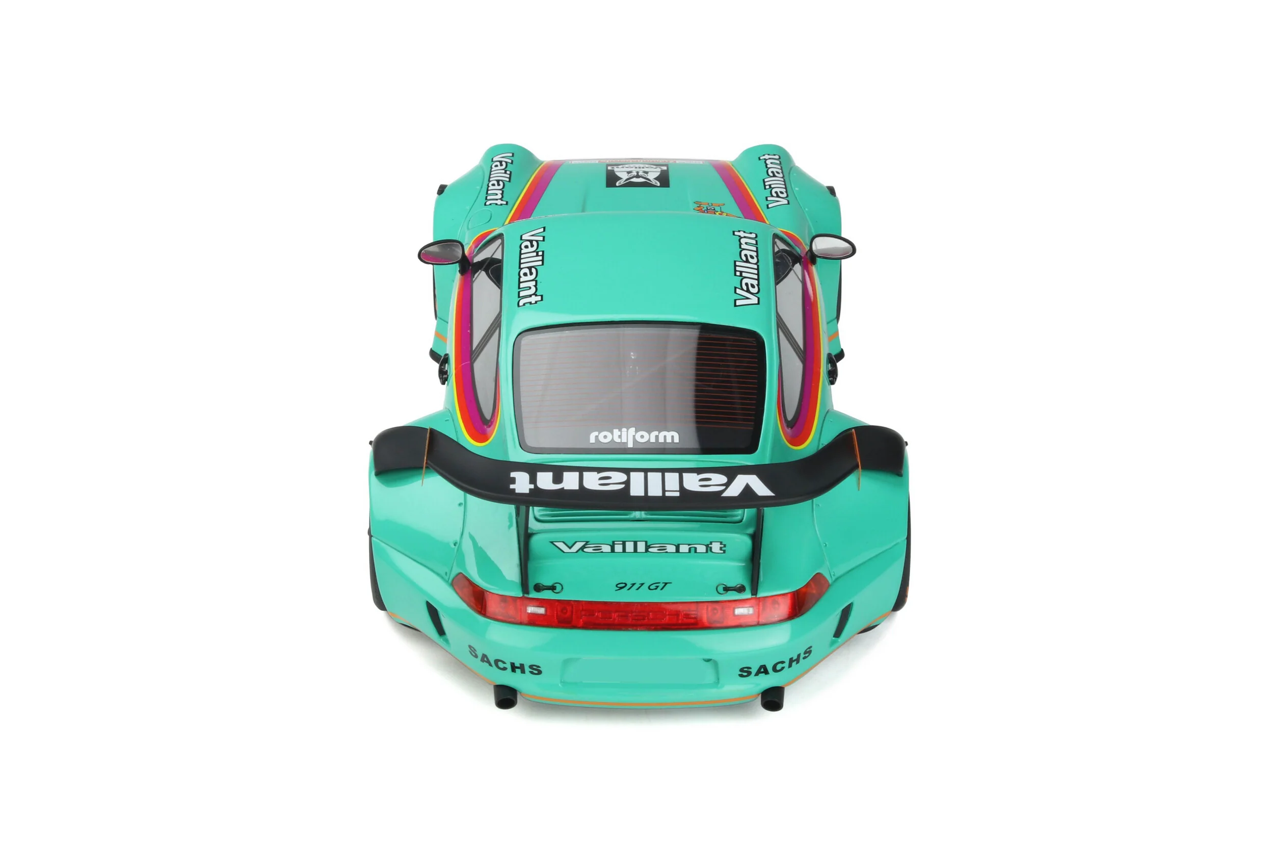 GT Spirit 2023 Porsche 911 993 RWB Bodykit Vaillant Green 1:18 Resin - Image 9