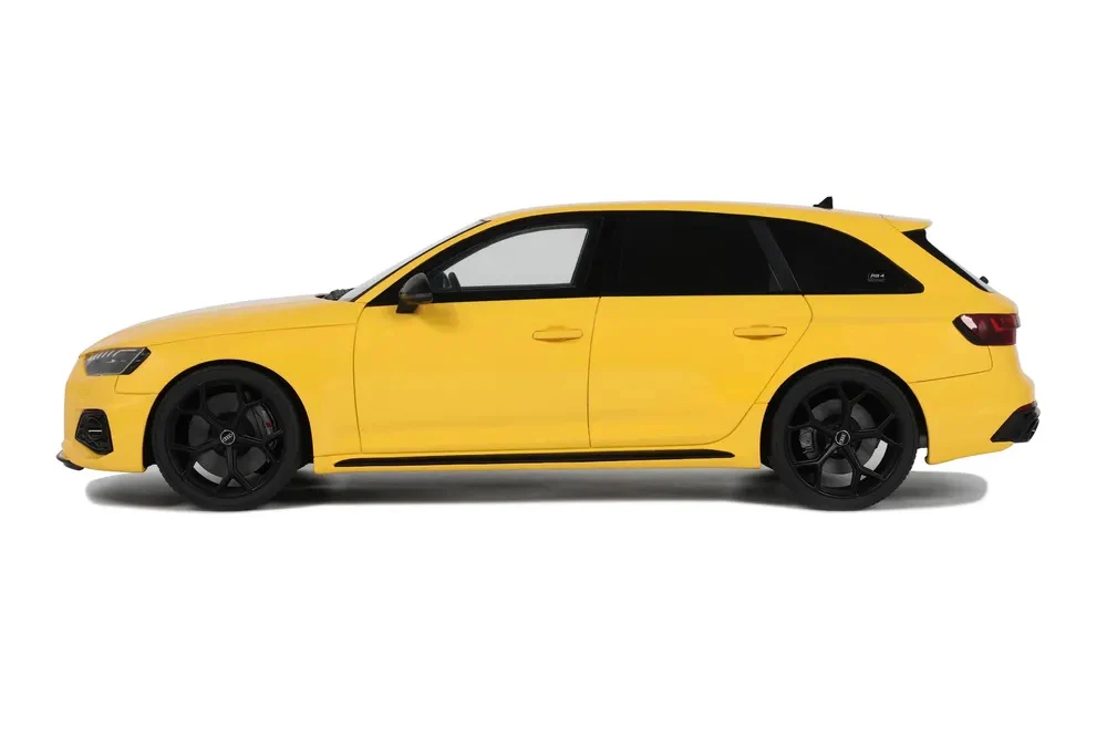 GT Spirit 2024 Audi RS4 Avant B9 25th Anniversary Yellow 1:18 - Image 3