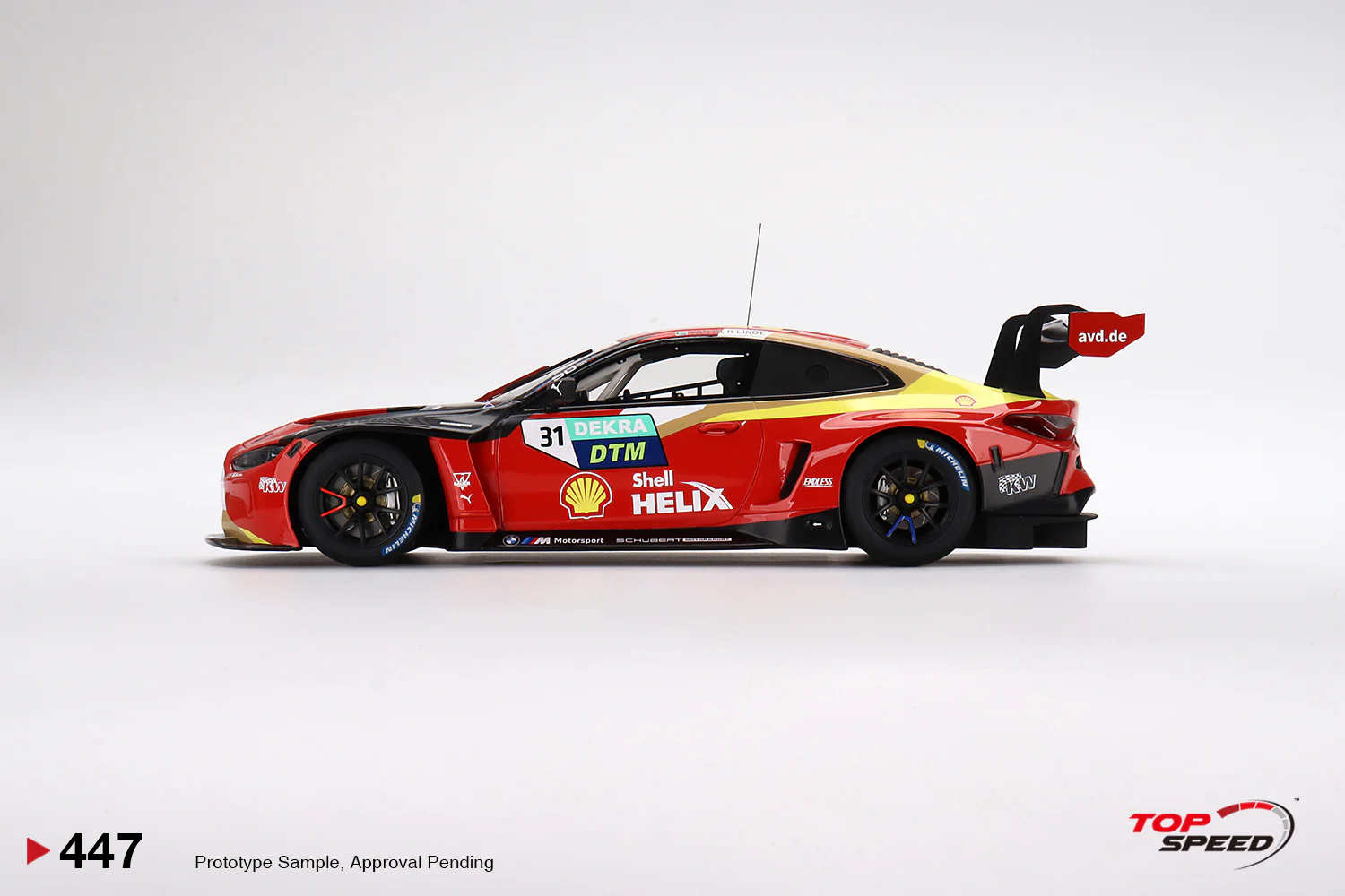 Topspeed 1:18 BMW M4 GT3 #31 Schubert Motorsport 2022 DTM Lausitzring Winner - Image 3