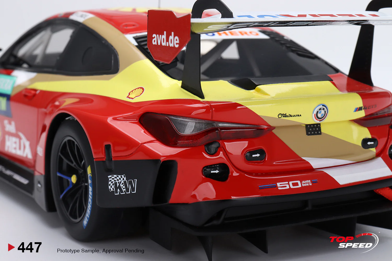 Topspeed 1:18 BMW M4 GT3 #31 Schubert Motorsport 2022 DTM Lausitzring Winner - Image 6