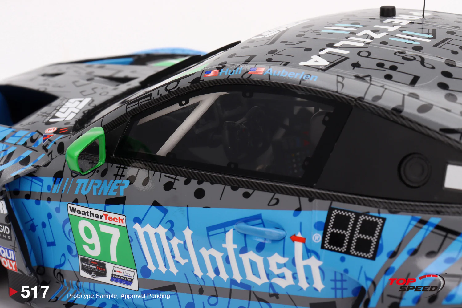 Topspeed 1:18 BMW M4 GT3 #97 Turner Motorsports IMSA 2023 Laguna Seca GTD 2nd Place - Image 3