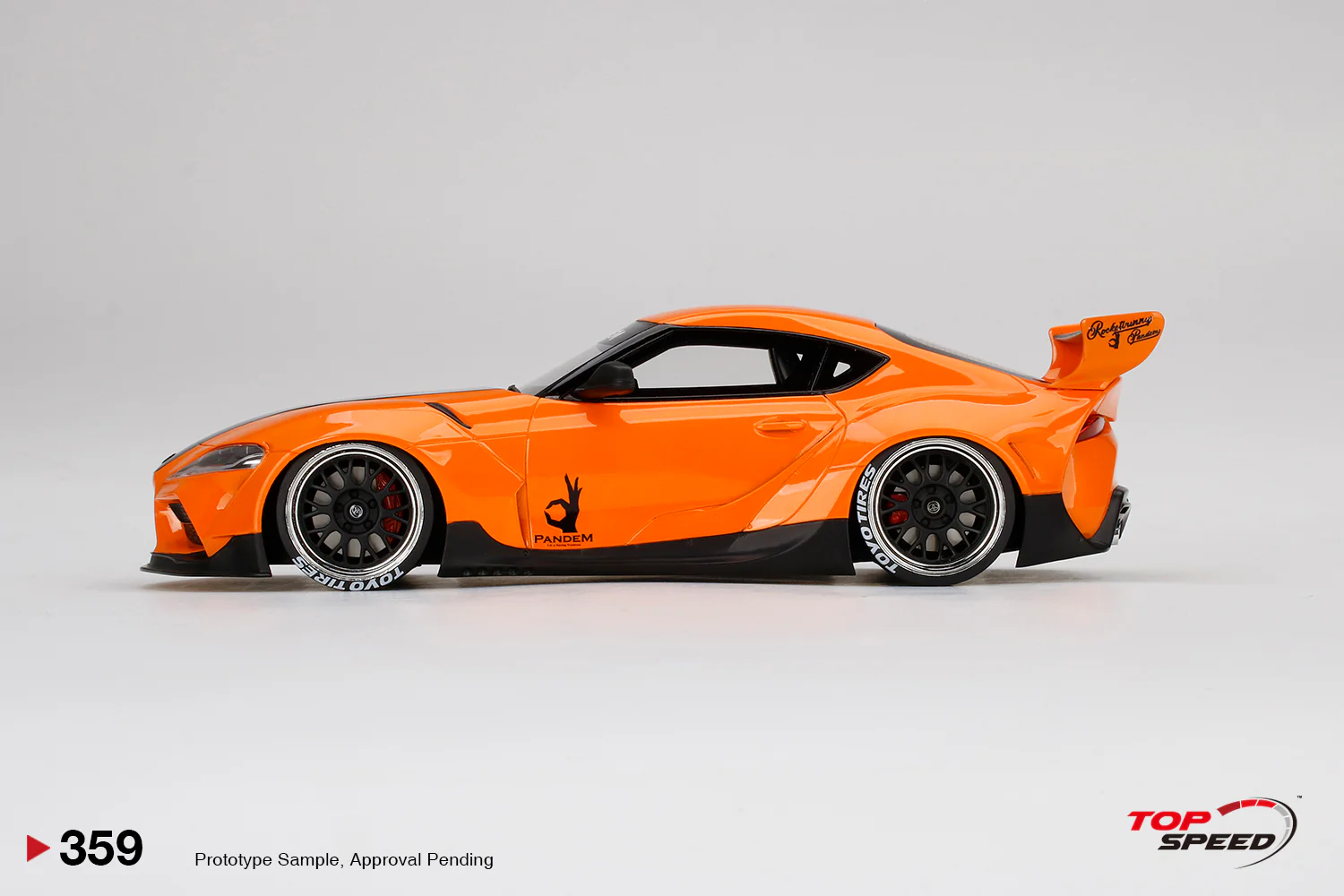 Topspeed 1:18 Pandem Toyota GR Supra V1.0 Orange - Image 3