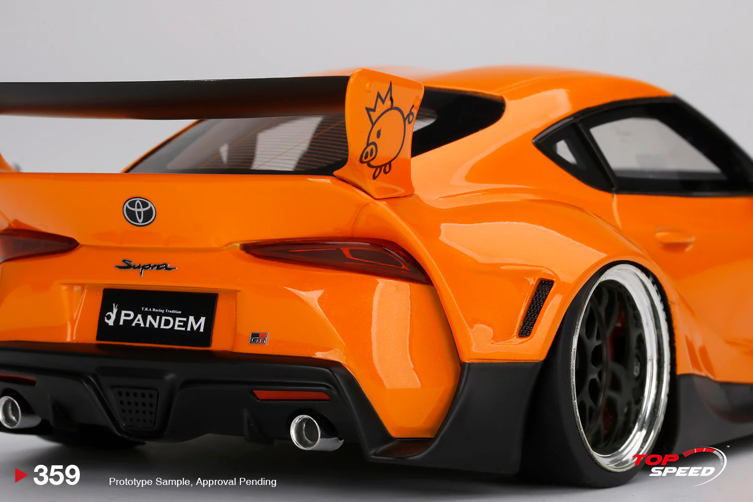 Topspeed 1:18 Pandem Toyota GR Supra V1.0 Orange - Image 6