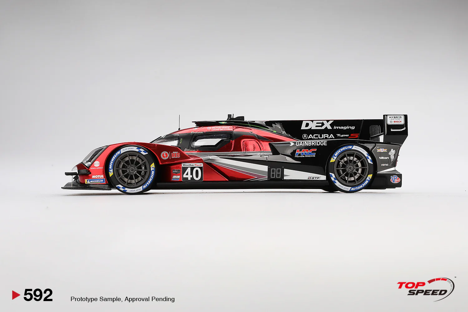 Topspeed Acura ARX-06 GTP #40 Wayne Taylor Racing w/ Andretti 2024 IMSA Sebring 12hrs Winner 1:18 - Image 3